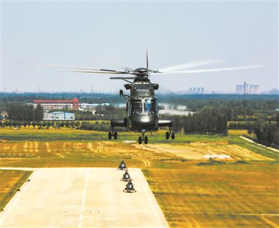 第79集团军某旅组织飞行训练