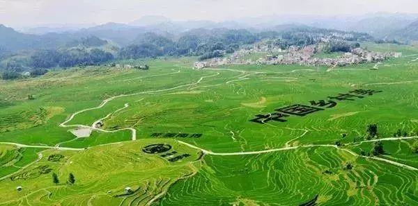 湖南永州稻田风景与高速公路交融村庄画卷展现乡村独特魅力